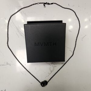 MVMT Onyx Necklace with Box